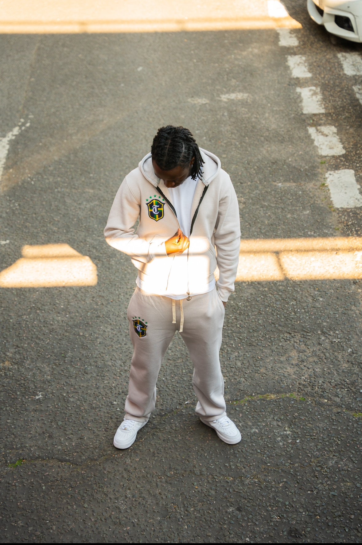 GREY BRAZIL TRACKSUIT