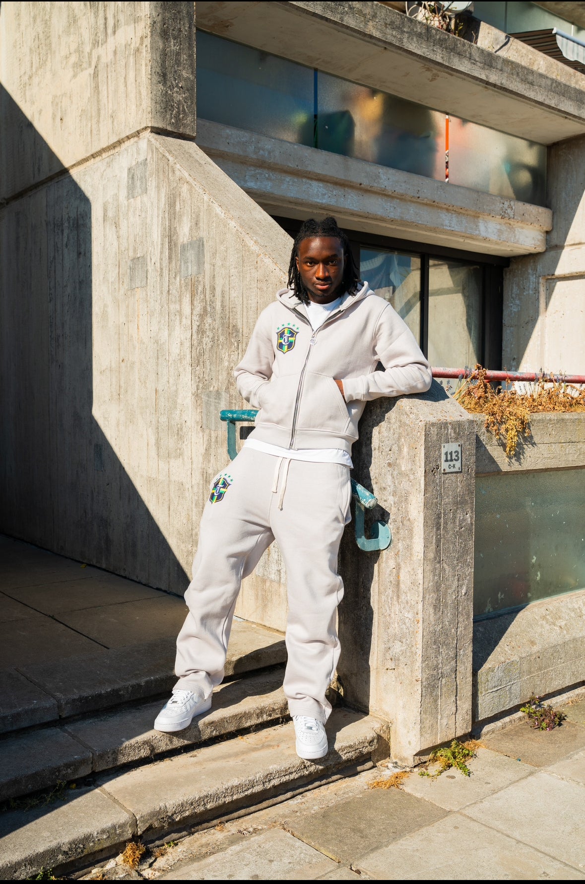 GREY BRAZIL TRACKSUIT