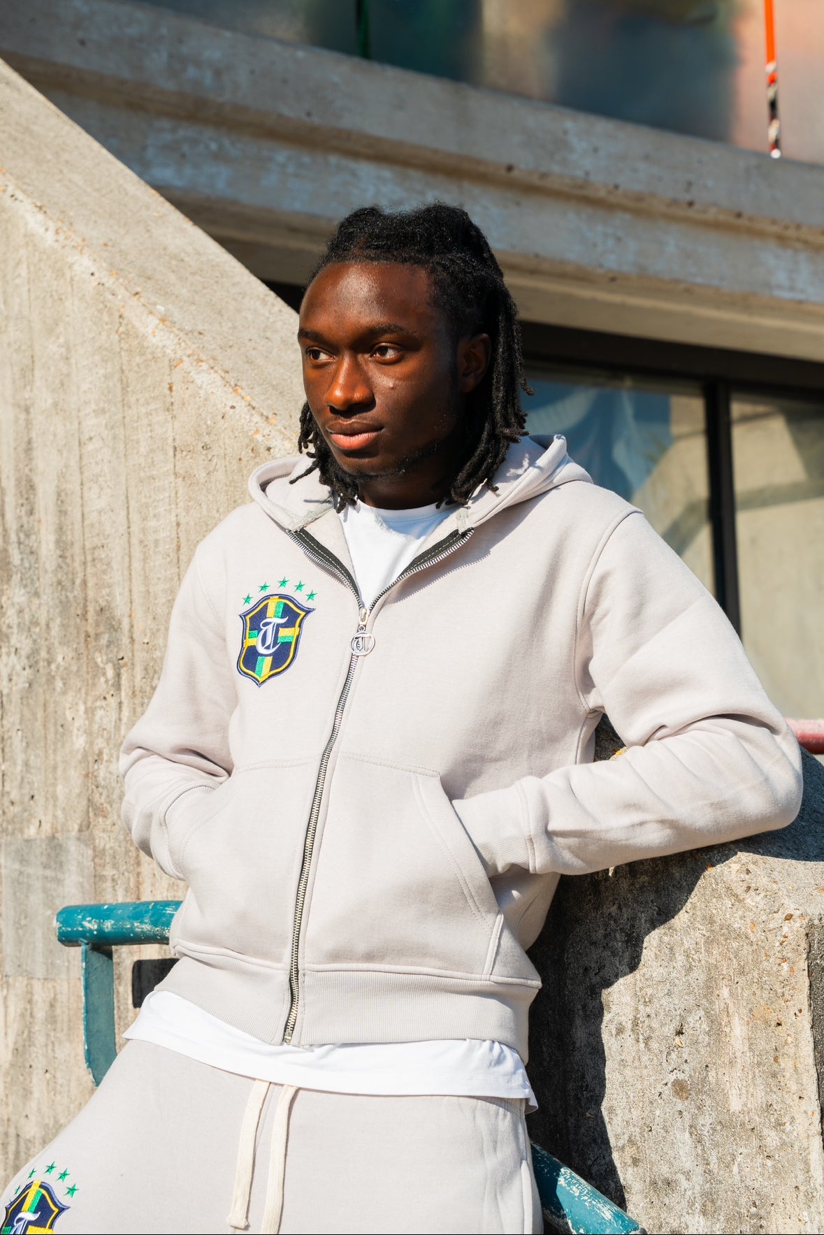GREY BRAZIL TRACKSUIT